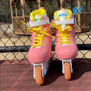 Impala Lightspeed Inline Skates - Pink/Yellow